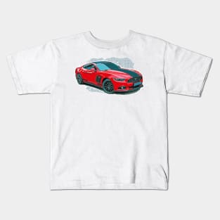 Ford Mustang Muscle-Car Kids T-Shirt